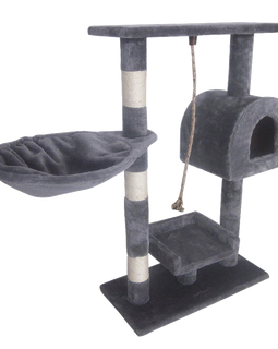 Leopet Kbm001 2grau Cat Tree Scratching Post Kitten Climbing Excercise